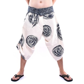 กางเกงซามูไรเอวผูก Samurai Pants Tie waist (Unisex)