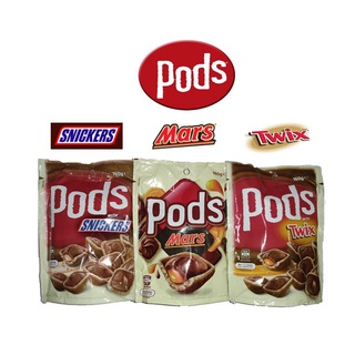 Pods chocolate ขนมบิสกิตสอดไส้ช๊อคโกแลต คาราเมล NET: 160 สินค้าจากออสเตรเลีย bbf.20/11/23