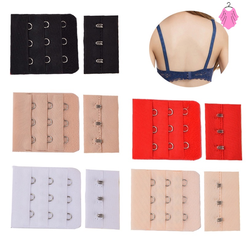 ปรับยกทรงขยายตะขอ Snaps / อุปกรณ์ขยายชุดชั้นในแบบยืดหยุ่น / ชุดชั้นในหญิง Bras อุปกรณ์เสริม / ร้อน