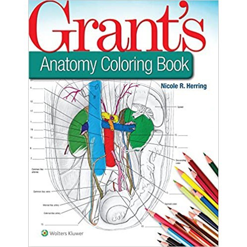 Grant's Anatomy Coloring Book แถม สีไม้ 24 สี - ISBN : 9781496351258