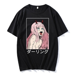 ขายดี เสื้อยืดลําลอง แขนสั้น พิมพ์ลาย Darling In The Franxx Zero Two ใส่สบาย คลาสสิก ยอดนิยม MMkfic56JDcjne17Size S-5XL