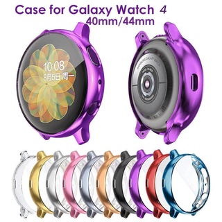 เคสโทรศัพท์มือถือแบบนิ่ม TPU กันกระแทก สําหรับ Samsung galaxy 46 42 มม. Gear S3 Smartwatch Screen Protector Case for Watch 3 4 Classic 45 41 40 44 42 46 มม.