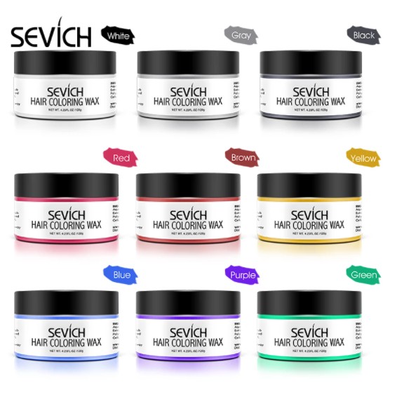 Sevich แว๊กซ์เปลี่ยนสีผม ย้อมสีผม ล้างออกได้ พร้อมส่ง