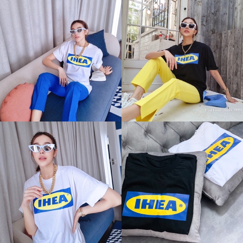 I HEA T.SHIRT เสื้อยืดคอตตอล100% สกรีนลาย🔥พร้อมส่ง