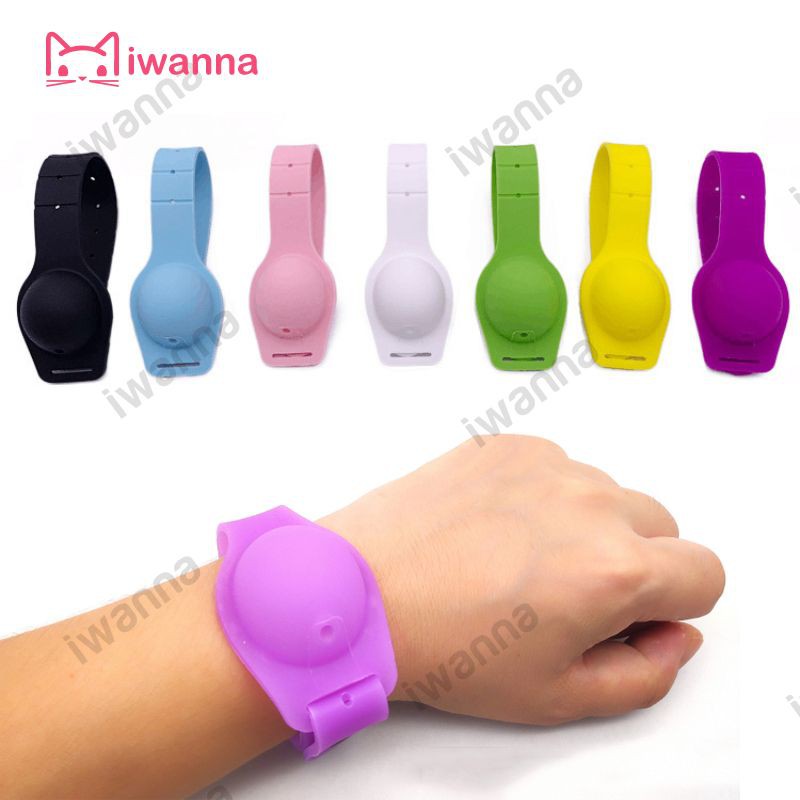 ใหม่ WashFree Hand Sanitizer Silicone Bracelet Silicone Wrist Strap