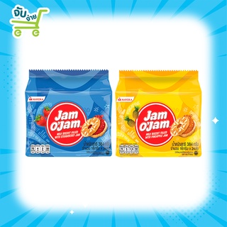 Jam OJam Biscuit แยม โอแยม รสสตอเบอร์รี่ รสสัปะรด แพ็ค5บาท และ 2 บาท384 กรัม