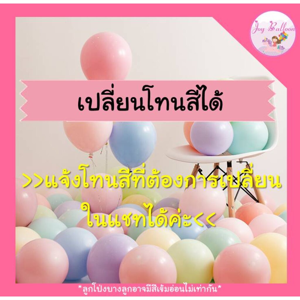 ลูกโป่งวันเกิด Happy Birthday โทนสีพิ้งค์โกลด์ (ส่งเร็วจากกรุงเทพ) ได้ครบชุด แถมฟรีที่สูบ เปลี่ยนโทนสีหรือตัวอักษรได้ - รูปที่ 4
