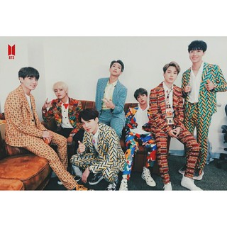 โปสเตอร์ รูปถ่าย บอยแบนด์ เกาหลี BTS Bangtan Boys 방탄소년단 POSTER 24"x35" Inch Korea Boy Band K-pop Hip Hop R&amp;B V9