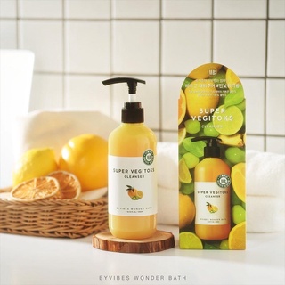 Wonder Bath Super Vegitoks Cleanser ~ Yellow 300ml. คลีนซิ่งเลม่อน