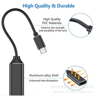 Type C USB-C to HDMI 4Kx2K Adapter,USB 3.1 Supports UHD 4k HDTV 1.8meter