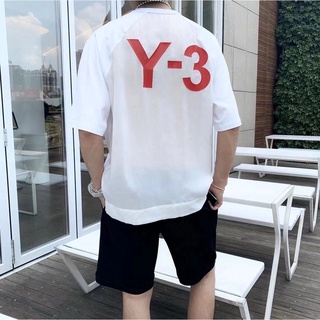 Y-3 เสื้อยืดคอกลม แขนสั้น ผ้าฝ้าย พิมพ์ลายS-5XL