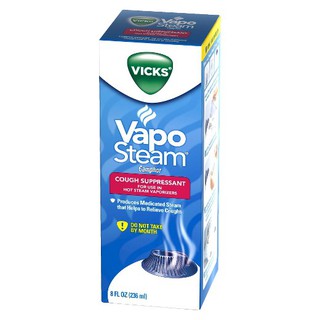 Vicks VapoSteam น้ำยาหยดสำหรับใส่ในเครื่องพ่นไอวิค เป็นไอเทมเสริมกลิ่นหอมชื่นใจ ช่วยให้หายใจโล่ง