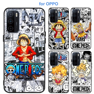 เคส OPPO A5 A9 A31 A12 A11K 2020 A3S A5S F9 F11 A7 F1S F5 F7 REALME C1 F11 Pro โทรศัพท์มือถือ พิมพ์ลายวันพีซ สําหรับ