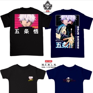 เสื้อยืด พิมพ์ลายอนิเมะ JUJUTSU KAISEN GOJO SATORU V2