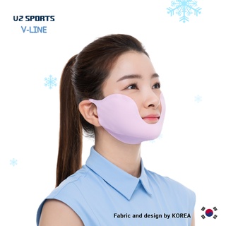 ๊U2SPORTS V-Line Mask หน้ากากผ้ากันแดด ปิดข้างแก้มถึงโคนหูและใต้คาง unisex