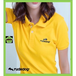 Rudedog เสื้อโปโล ชาย หญิง รุ่น Flashing สีเหลือง