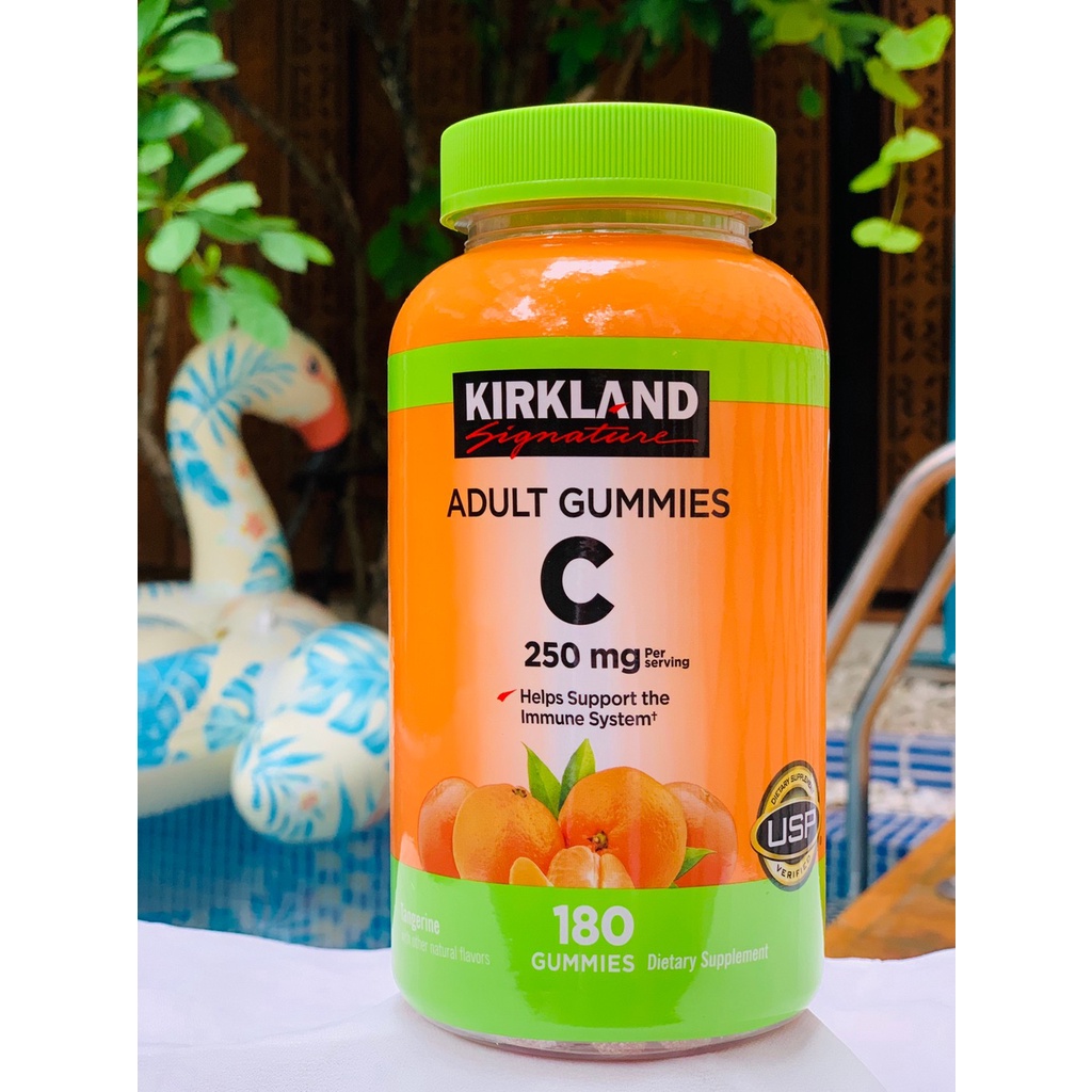 *พร้อมส่ง* Kirkland Signature Vitamin C 250 mg. Adult Gummies (180 Gummies)  วิตามินซี กัมมี่ สำหรับผู้ใหญ่ (180 กัมมี่)