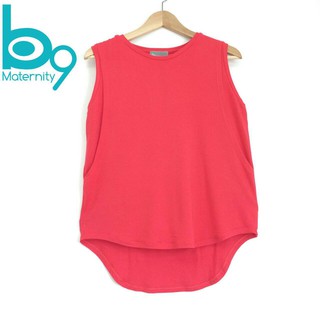 B9 Maternity เสื้อให้นมแหวกข้างแขนกุดโอรส Freesize