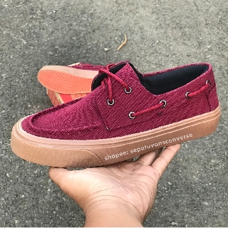 Zapato Maroon Gum Vans รองเท้า