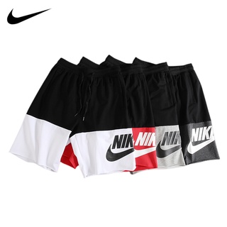 Nike ของแท้ 100% กางเกงขาสั้น กางเกงกีฬา ลําลอง ห้าส่วน แบบนิ่ม ใส่สบาย เหมาะกับชายหาด สําหรับผู้ชาย