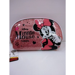 กระเป๋าเครื่องสำอางศ์ กระเป๋าเอนกประสงศ์ มินนี่เม้าส์ Minnie mouse ขนาด 19.5*11.5 ซม.