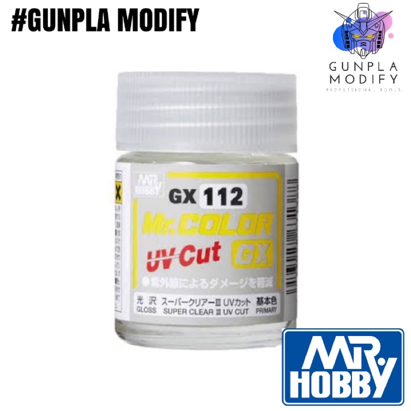 MR.COLOR UV CUT Super Clear Gloss เคลียร์เงาพิเศษ สูตรแลคเกอร์ ป้องกันรังสี UV GX-112