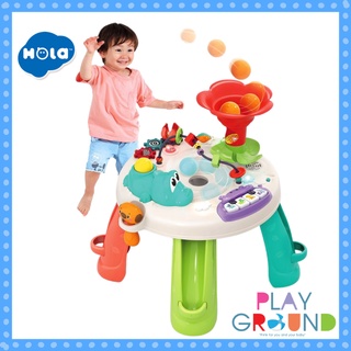 Huile Toys (Hola) โต๊ะกิจกรรมจระเข้ เปียโน ของเล่นเสริมพัฒนาการ โต๊ะกิจกรรมเด็ก ของเล่นมีไฟ ของเล่นเด็ก