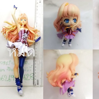 (แท้/มือสองไม่มีฐาน) Banpresto Macross F SQ Figure Sheryl Nome , Kyun-Chara figure