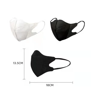 AT.Store หน้ากากอนามัย 3D Mask [แพ็ค 10 ชิ้น] CAREION ทรงเกาหลี กันฝุ่น PM 2.5 หายใจสะดวก สายนิ่มไม่เจ็บหู (หนาพิเศษ)