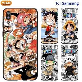 เคส SAMSUNG A24 A14 A34 A54 5G A11 M11 4G 5G A51 A30 A20 A71 A70 A70SS A70 A70S โทรศัพท์มือถือ ลายการ์ตูนลูฟี่ สำหรับ