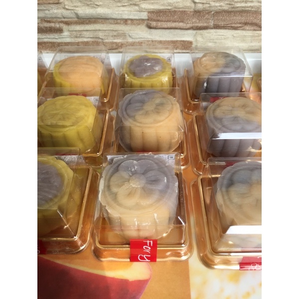 (พร้อมส่ง 🌟{เจ 🔥})ขนม บัวหิมะ (ปั้น-เติม-แต่ง ขนมหวาน) หรือขนมสโนว์มูนเค้ก หรือขนมไหว้พระจันทร์ขาว แบบทำสดใหม่สูตรเจ