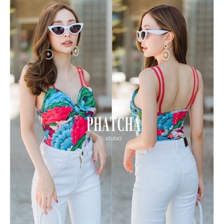 พร้อมส่ง PHATCHA 💎 บอดี้สูท สีสันสดใส ดีเทลตรงสายปั้วมากแม่