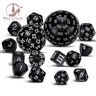 15Pieces Complete Polyhedral DND Dice Set D3-D100 Spherical RPG Dice Set,100 Sides Dice Set for Role Playing Table Games