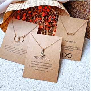 (N-007) เครื่องประดับ สร้อยคอ จี้โลหะผสม ลายพระอาทิตย์ หัวใจ ปีก ใบไม้ คิตตี้ สไตล์น่ารัก อินเทรนด์ แฟชั่นสำหรับผู้หญิง