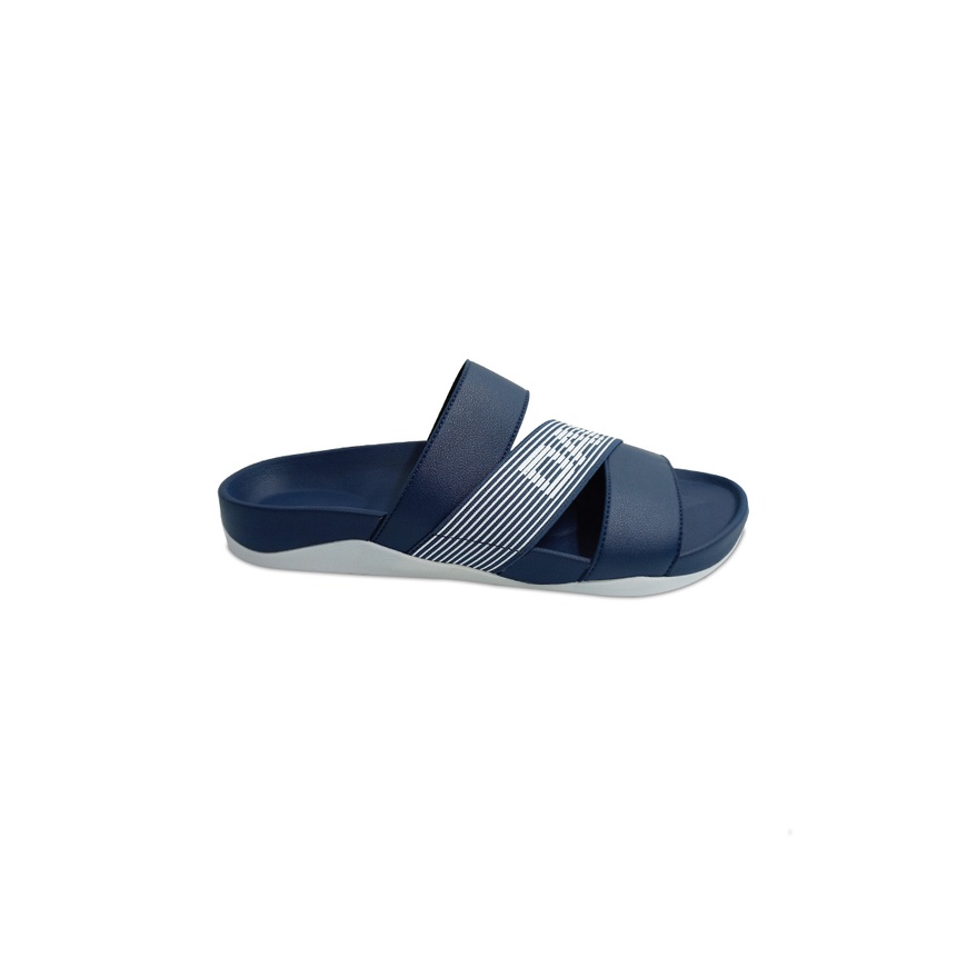DAPPER รองเท้าแตะ Dapper CROSSFLEX Stripe Sandals สีน้ำเงิน ...