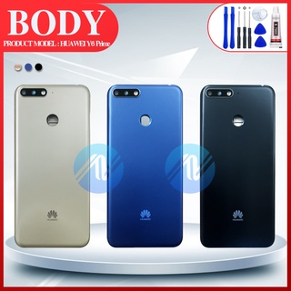 บอดี้ เคสกลาง+ฝาหลัง หัวเหว่ย Body Huawei Y6prime, Y6 2018,Y6 prime 2018