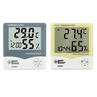 Ar807 AR867 เครื่องวัดอุณหภูมิความชื้นดิจิทัล พร้อมปฏิทิน และนาฬิกาปลุก