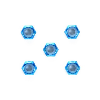 TAMIYA 54155 3mm THIN ALUMINUM LOCK NUT (5PCS./BLUE)