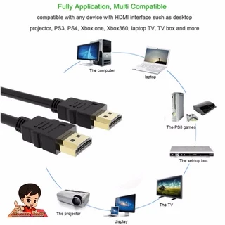 สาย HDMl อย่างดี เส้นใหญ่ HDMl Cable V1.4 รองรับความละเอียด 1080P มีความยาว 1.5-10 เมตร