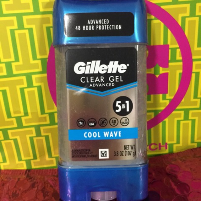 Gillette Clear Gel กลิ่น Cool Wave ขนาด 107 กรัม