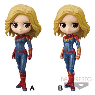 ฟิกเกอร์แท้ Captain Marvel Figure Q Posket MARVEL Avengers