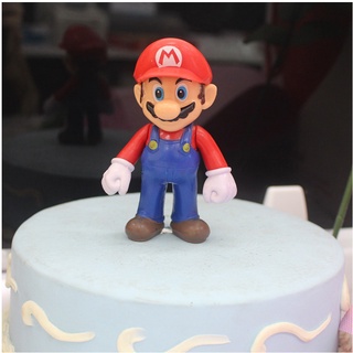 ตุ๊กตาแอคชั่น Mario Super Brother Pvc