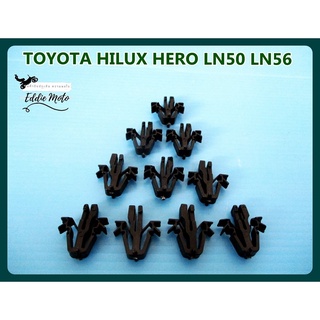 TOYOTA HILUX HERO LN50 LN56 for LOCKING CLIP MASK LOCKING CLIP (10 PCS.)  / กิ๊บล็อค กิ๊บล็อคหน้ากาก สีดำ (10 ตัว)