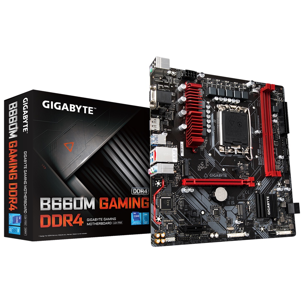 GIGABYTE B660M GAMING DDR4 MAINBOARD เมนบอร์ด 1700 B660 Series