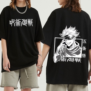 ร้อนเสื้อ Jujutsu Kaisen เสื้อผู้หญิง Yuji Itadori การ์ตูน Gojo Satoru เสื้อยืด ชาย