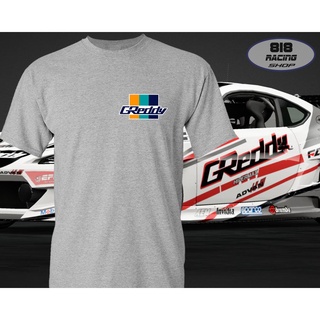 เสื้อยืด RACING เสื้อซิ่ง [เทา] [GREDDY]