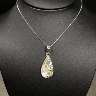 จี้หินเงินแท้ โอเชี่ยน แจสเปอร์ (Ocean Jasper Pendant with 925 Silver)