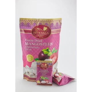 ศรีวรรณา มังคุดอบกรอบ 220g Freeze Dried Mangoteen (6 Individual Packs)