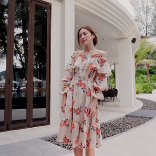 Mimi Jones (มีมี่ โจนส์) - Stella Midi Dress (mimi024)