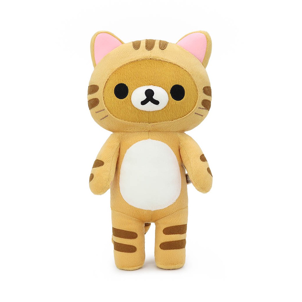 Rilakkuma ลิขสิทธิ์แท้ ตุ๊กตา ริลัคคุมะ ( Rilakkuma ) ชุดเเมว